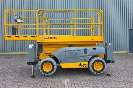 Scissors Lifts 2018  Haulotte COMPACT 10DX Diesel, 4x4 Drive, 10.2m Working Heig (9)
