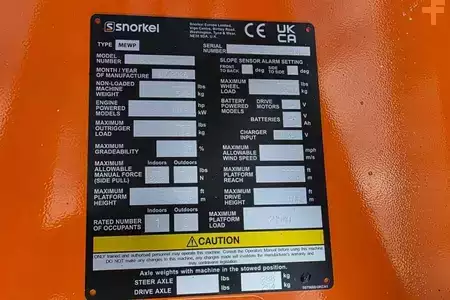 Sakse arbejds platform 2026  Snorkel S3010E New, Self-Propelled Electric, Only 495kg, 5 (6)