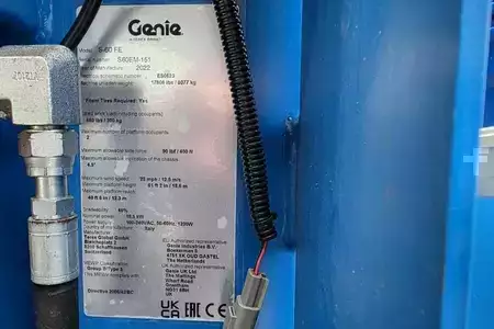 Telescopic Boom 2022  Genie S60FE Hybrid, 4x4 Drive, 20.6m Working Height, 12. (6)