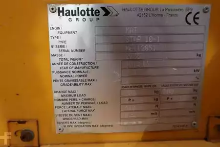 Unipersonales  Haulotte STAR 10 Electric, 10m Working Height, 3m Reach, 20 (7)
