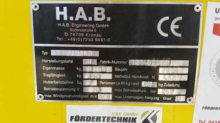 Kloubová pracovní plošina 2014 HAB T16JD4WD (6)