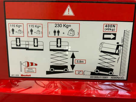 Scissor lift 2023 Mantall XE80N (10)