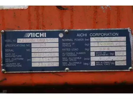 Teleszkópemelvény 2001  Aichi RZ150/IRZ500 (22)