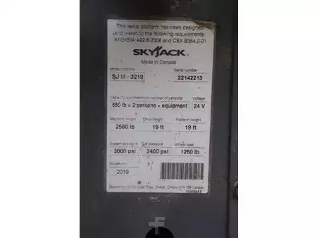 Ollós munka emelvény 2019  Skyjack SJIII-3219 (18)