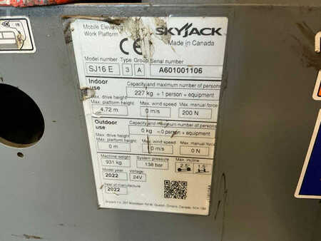 Schaarhoogwerker 2022  Skyjack SJ16 E (23)