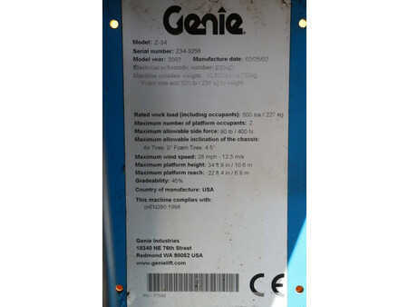 Plataforma Articulada 2002  Genie Z-34/22 (15)