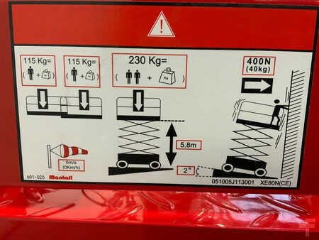 Scissor lift 2023  Mantall XE80N (10)