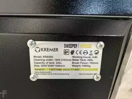 Veegmachine 2025  Kremer KRS500 (5)