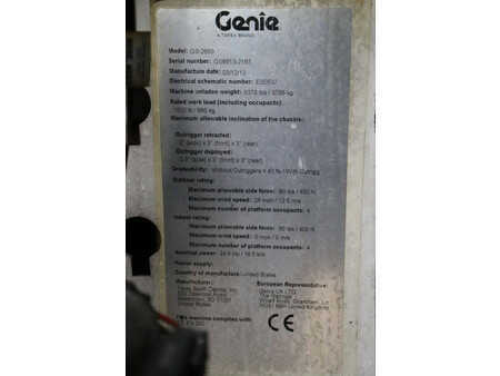 Piattaforme aeree a pantografo 2013  Genie GS-2669 (14)