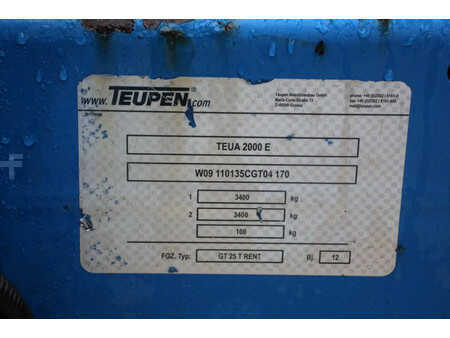 Aanhangerhoogwerker 2012  Teupen gepard 25t (26)