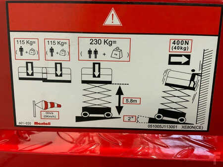 Scissor lift 2023 Mantall XE80N (10)