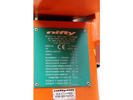 Podnośnik przegubowy 2014  Niftylift HR12DE 4WD (18)
