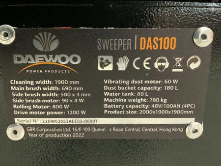 Zametací stroj 2024  Daewoo DAS100 (14)