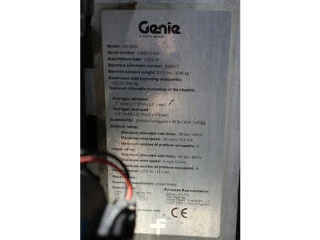 Scissor lift 2012  Genie GS-2669 RT (14)