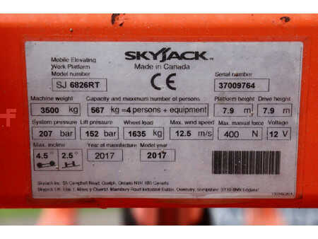 Saxliftar 2017  Skyjack SJ 6826RT (21)