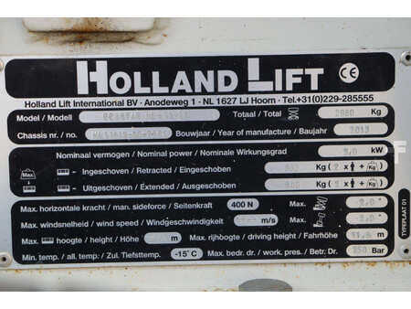 Podnośnik nożycowy 2013  Holland-Lift Ecostar HL-11812 (13)