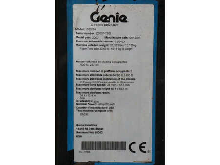 Plataforma Articulada 2007  Genie Z-60/34 (22)