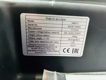Veegmachine 2025  Noblelift NR810 (4)