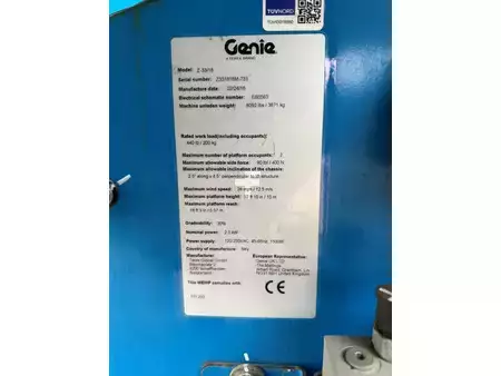Telescopic Boom 2016  Genie Z33/18 (26)