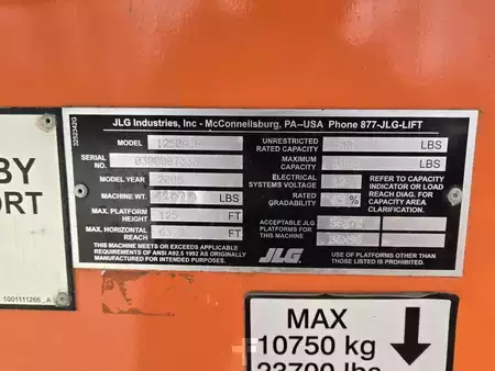 Plataforma Articulada 2019  JLG 1250AJP (15)