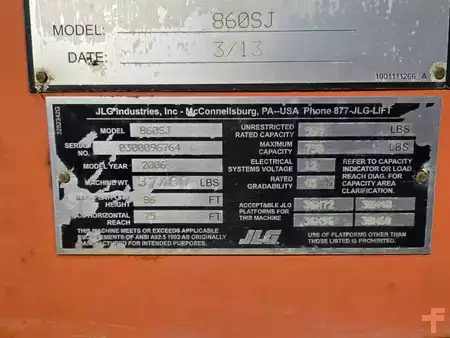 Plataforma Telescópica 2006  JLG 860SJ (12)
