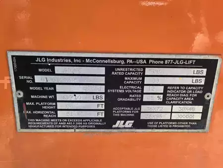 Plataforma Articulada 2008  JLG 800AJ (9)