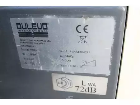 Zametací stroj 2008  Dulevo 100SE zit veegmachine elektrische accubj 2026 (12)