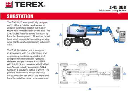 Articulating boom lift 2023  Genie Z45/25XC (16)