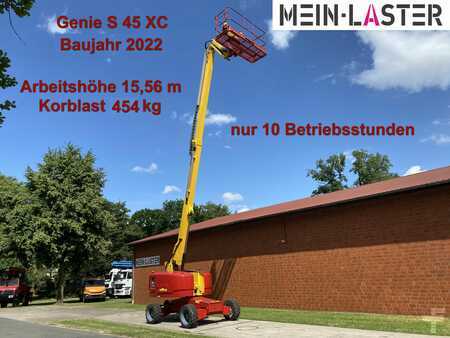 Knikarmhoogwerker 2022 Genie S 45X 16 m max. 454 kg Korblast  (1)