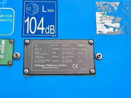 Podnośniki koszowe 2011  Palfinger WT 530 | 2011 (16)