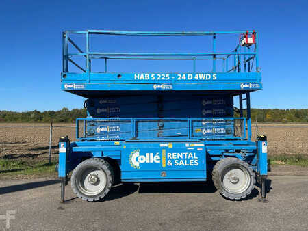 Scissor lift 2014  HAB S225-24D 4WDS 22M (1)