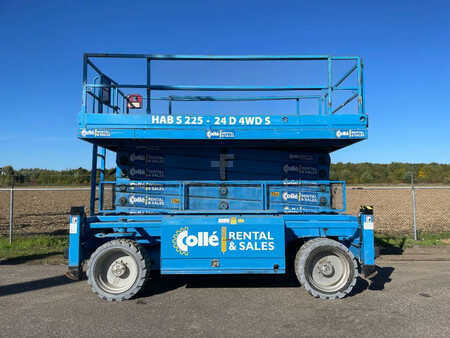 Scissor lift 2014  HAB S225-24D 4WDS 22M (4)