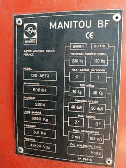 Podnośnik przegubowy 2004 Manitou 120 AETJ3D (15)