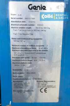 Telescopic Boom 2013  Genie S-45 | 2013 (17)