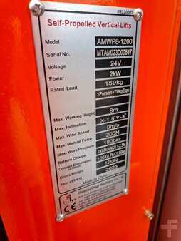 Kolmo zvedaná plošina 2023  Dingli AMWP 8-1200 | 2023 (12)