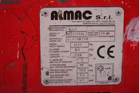 Sakse arbejds platform 2016  Almacrawler BIBI 850-BL | 2016 (12)