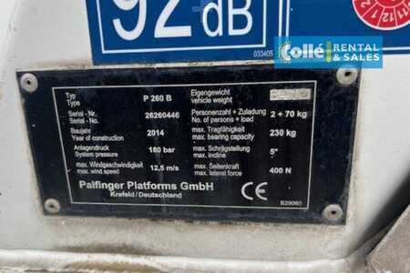 Plošina na nákladním automobilu 2014  Palfinger P 260 B | 2014 (18)
