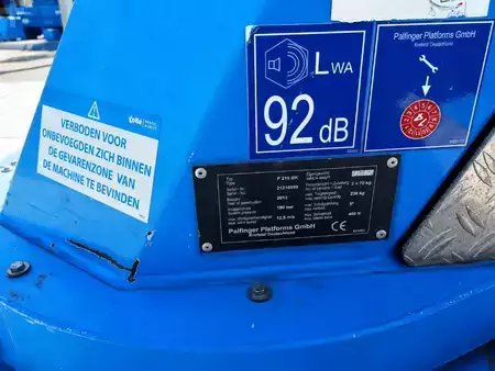 Nacelle sur camion 2013  Palfinger P 210 BK | 2013 (14)