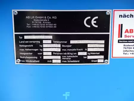 Ollós munka emelvény 2017  HAB Lift AB-lift S280-25E4WDS | 2017 (6)