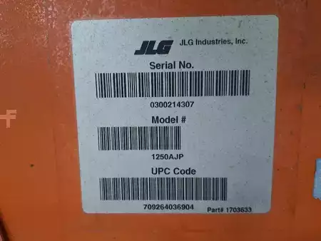 Csukló munka emelvény 2016  JLG 1250AJP (8)