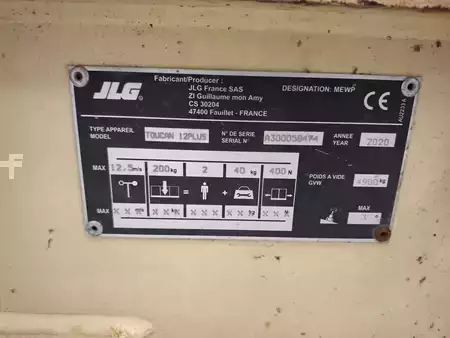 Senkrechtarbeitsbühne 2020  JLG TOUCAN 12E PLUS (7)