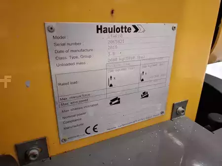 Kolmo zvedaná plošina 2019  Haulotte STAR 10 (13)