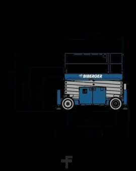 Scissor lift 2017  Genie GS 4069 BE (7)