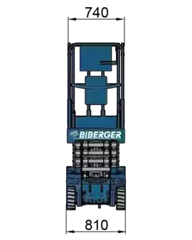 Scherenarbeitsbühne  Genie GS 1932 E-Drive (8)
