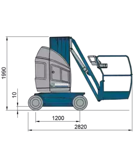 Csukló munka emelvény 2022  JLG Toucan 10E-L (6)