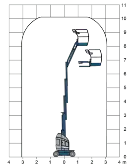 Csukló munka emelvény 2022  JLG Toucan 10E-L (8)