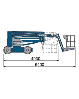 Gelenkteleskopbühne  Niftylift HR17NE (5)