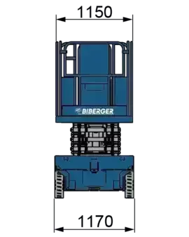 Scherenarbeitsbühne  Genie GS 2646 (6)