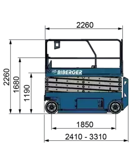 Scherenarbeitsbühne  Genie GS 2646 (7)