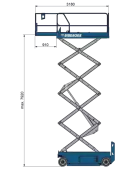Scherenarbeitsbühne  Genie GS 2646 (8)